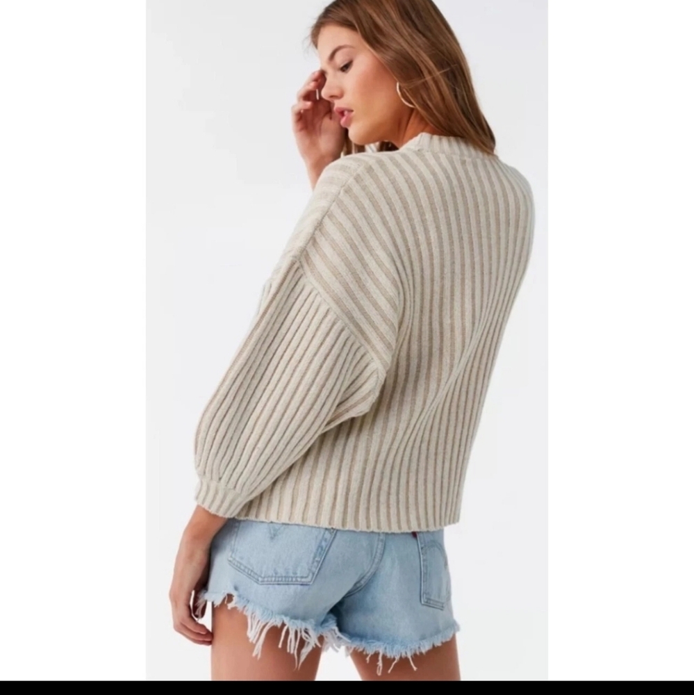 Urban Outfitters Lou Cropped Oversized Sweater Sz S
